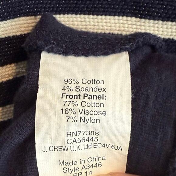 J Crew Women’s Shift Dress Navy and White Stripes size 8 - Picture 9 of 10